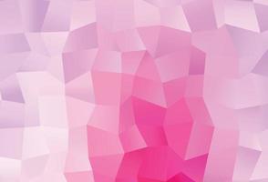 Light Pink, Blue vector polygon abstract backdrop.