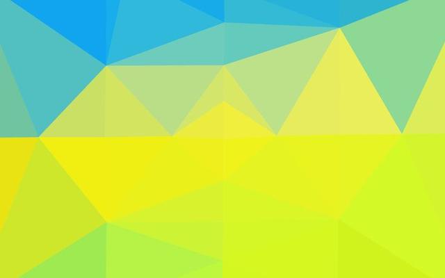 Light Blue, Yellow vector low poly texture.