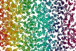 Light Multicolor, Rainbow vector cover with spots.