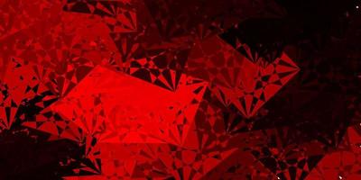 Dark Red vector template with abstract forms.