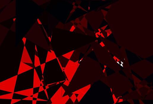 Dark Red vector layout with triangle forms.