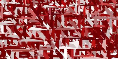 Light red vector background with polygonal forms.