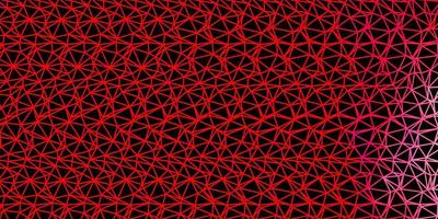 telón de fondo de triángulo abstracto vector rojo claro.