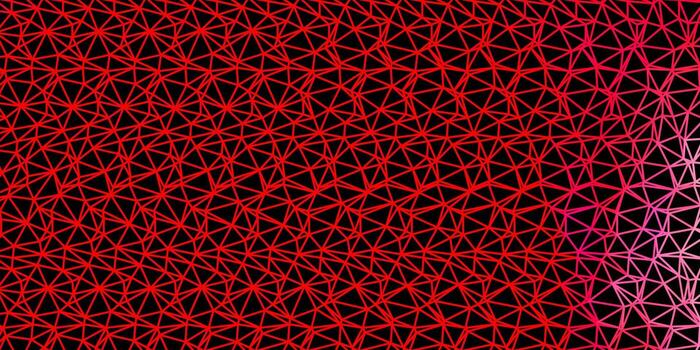 telón de fondo de triángulo abstracto vector rojo claro.