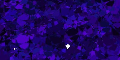 Dark Purple vector background with polygonal forms.