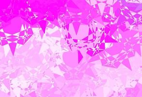 Light Purple vector background with polygonal forms.