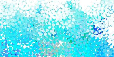 Light blue vector background with polygonal style.