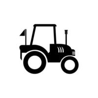 Ilustración de icono de vector de diseño de plantilla de logotipo de tractor