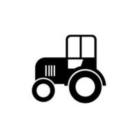 Ilustración de icono de vector de diseño de plantilla de logotipo de tractor