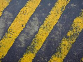 Black and yellow sign photo