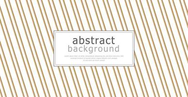 Modern abstract luxury template postcard for business or presentation with golden lines on white background - Vector