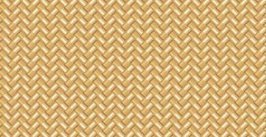 Panoramic golden gradient braided background, repeating elements - Vector