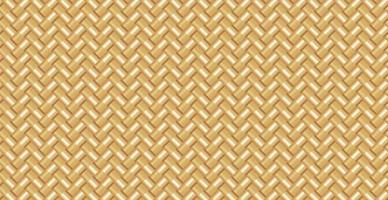 Panoramic golden gradient braided background, repeating elements - Vector