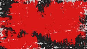 Abstract Dirty Grunge Texture Design In Red Background vector