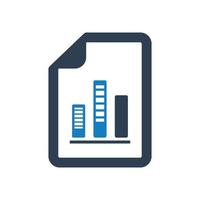 Financial statistics report, Business growing report vector