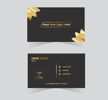 Luxury Business Card Design 3 vector