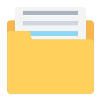 Computer Folder Concepts vector