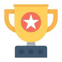 Trendy Trophy Concepts vector