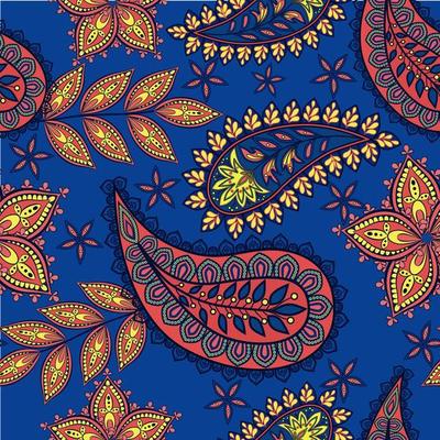 Seamless pattern with cashmere ornament