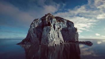 coastline with ocean and rocks video