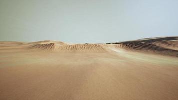 luce del tramonto nel bellissimo deserto di abu dhabi video