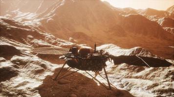 Insight Mars exploring the surface of red planet photo