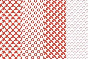 heart pattern design vector