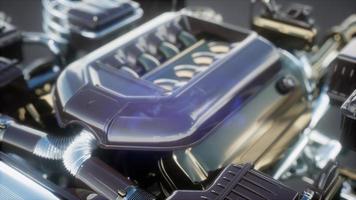 Detailed Car Engine and Other Parts photo