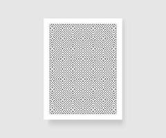 Geometric seamless pattern coloring pages linear drawing simple black and white background vector template