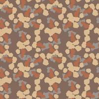 Camouflage seamless pattern. Irregular shapes endless wallpaper. Abstract animal print. vector