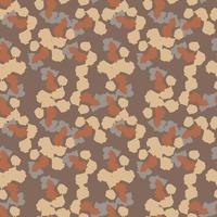 Camouflage seamless pattern. Irregular shapes endless wallpaper. Abstract animal print. vector