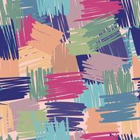 Geometric chaotic lines seamless pattern. Abstract freehand motley backgrounds vector