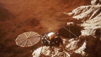 Insight Mars exploring the surface of red planet photo