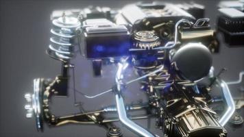 Detailed Car Engine and Other Parts photo