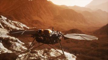 Insight Mars exploring the surface of red planet photo