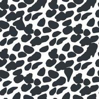 Abstract chaotic dots seamless pattern. Modern animal fur background. vector