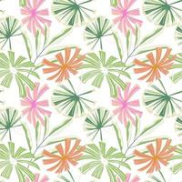 Modern tropical palm leaves seamless pattern. Jungle leaves botanical wallpaper. vector