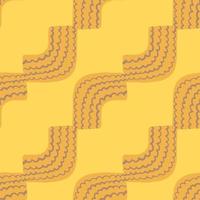 Abstract seamless geometric pattern in yellow tones. vector