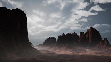 formaciones rocosas en el desierto de nevada foto