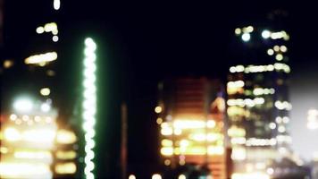 blurred abstract background lights cityscape view photo