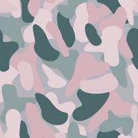 Abstract pink camouflage seamless pattern. Camo pattern background. vector