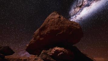 amazing Milky way over Monument Valley photo