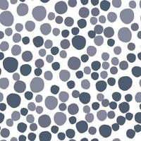 Simple dark pebble seamless pattern on white background. vector