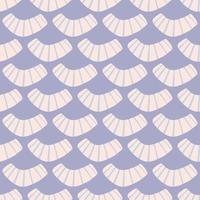 Pastel tones seamless geometry pattern. Soft blue background with abstract stripped shapes in light color. vector