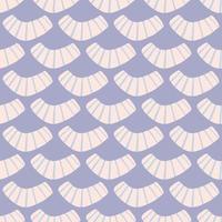 Pastel tones seamless geometry pattern. Soft blue background with abstract stripped shapes in light color. vector