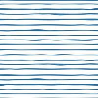 Navy blue stripes seamless pattern. Hand drawn striped wallpaper. vector