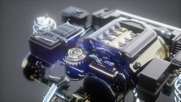 Detailed Car Engine and Other Parts photo