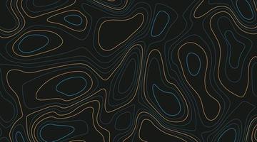 abstract topography contour lines background vector