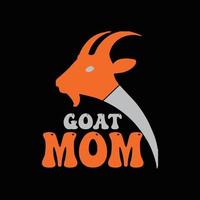 Goat T Shirt Design vector