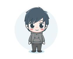 Cute boy wearing hoodie cartoon illustration 5610578 Vector Art at Vecteezy Cute boy wearing hoodie cartoon illustration 5610578 Vector Art at Vecteezy